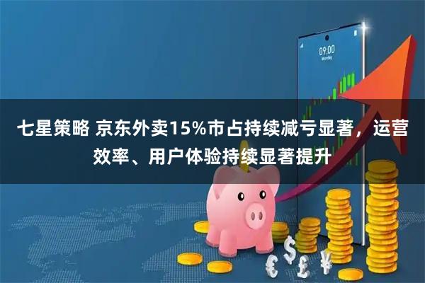 七星策略 京东外卖15%市占持续减亏显著，运营效率、用户体验持续显著提升
